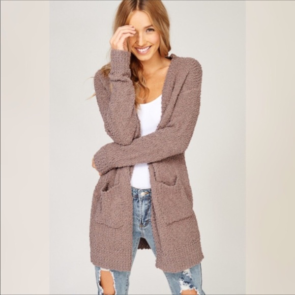 Beautiful super soft mocha cardigan. - Picture 1 of 3